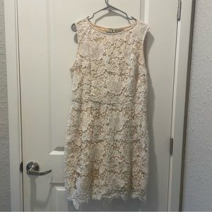 White Lace LOFT Dress